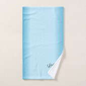 Conception de beauceresse barbier Bleu (Serviette à main)