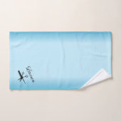 Conception de beauceresse barbier Bleu (Serviette à main)