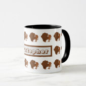 Conception de Bison de Tasse (Devant droit)