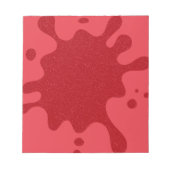 Conception de bloc-notes personnalisé Rouge tomate (Devant)