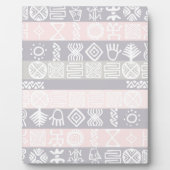 Conception de Boho Africain Ethnique - Plaque (Devant)