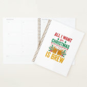 Conception de boisson de vacances Christmas Brew (Devant avec enveloppe)