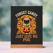 Conception de bonbons drôle de Pug Halloween_1 (Neutre)