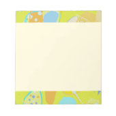 Conception de bordures joyeuses Bloc-notes (Devant)