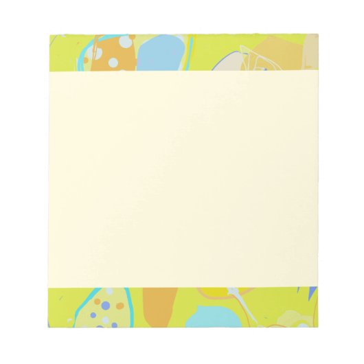 Conception de bordures joyeuses Bloc-notes (Devant)