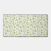 Conception de bouteille chic feuille d'olive verte (Recto)
