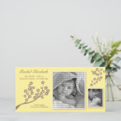 Conception de branches 8x4 Faire-part de naissance (Debout devant)