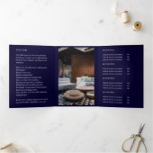 Conception de brochure pliée pour entreprise en bl (Intérieur)