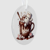 Conception de cacao bonhomme de neige mignon (devant)