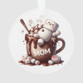 Conception de cacao bonhomme de neige mignon (dos)