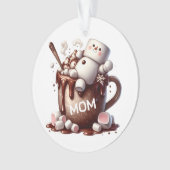 Conception de cacao bonhomme de neige mignon (devant)
