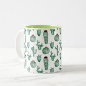 Conception De Cactus, Mug De Café, Personnalisable (Devant gauche)