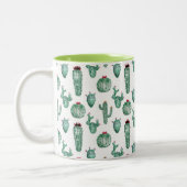 Conception De Cactus, Mug De Café, Personnalisable (Gauche)