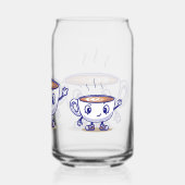 Conception de café amusante et amusante (Verso)