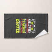 Conception de café assez effrayant pour Halloween (Serviette à main)