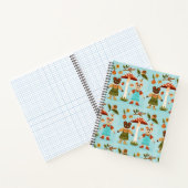 Conception de cahier fantaisiste avec dessin animé (Intérieur)
