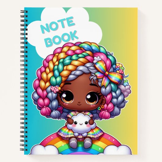 Conception de cahier mignon pour fille / Chibi (Devant)