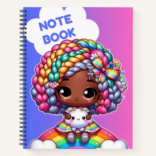 Conception de cahier mignon pour fille / Chibi (Devant)