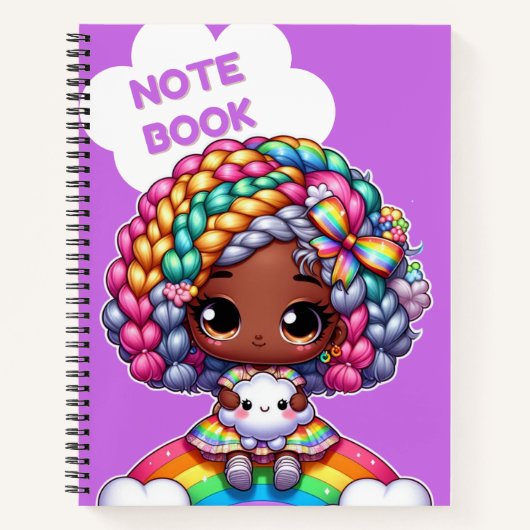 Conception de cahier mignon pour filles / Chibi (Devant)