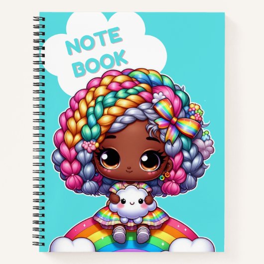 Conception de cahier mignon pour filles / Chibi (Devant)