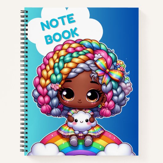 Conception de cahier mignon pour filles / Chibi (Devant)