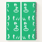 CONCEPTION DE CARNET GOLF SPIRAL (Dos)