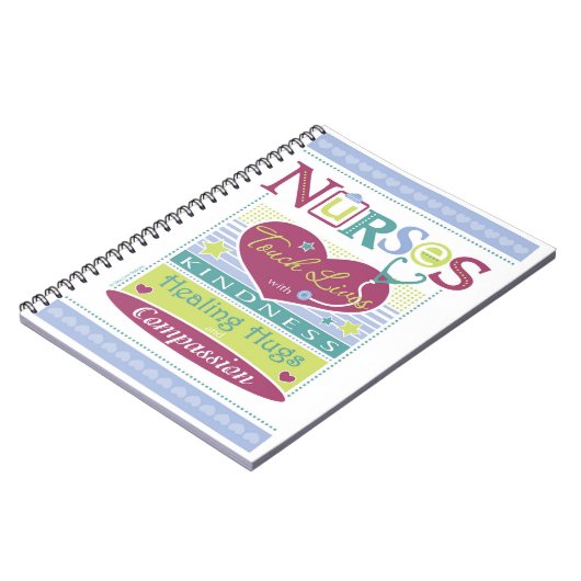 Conception de Carnet inspirante pour les infirmièr (Côté gauche)