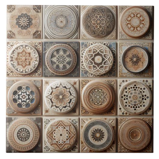 Conception de carreaux artisanaux (Devant)