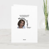 Conception de carte d'anniversaire pour 40 ans, mo (Dos)