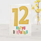 Conception de carte de bon anniversaire pour les 1 (Fleur jaune)