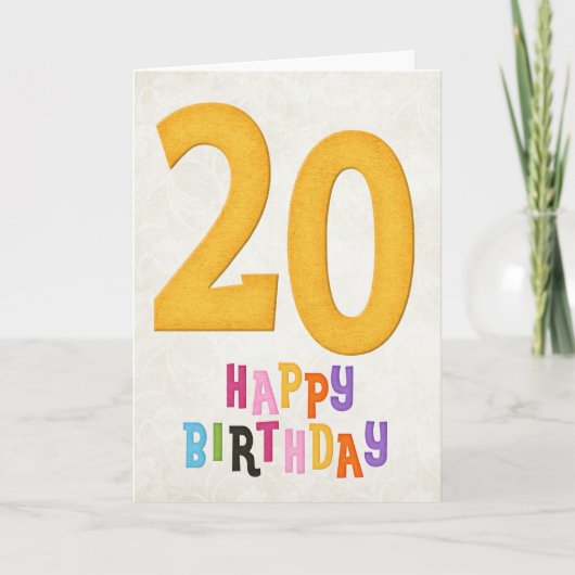 Conception de carte de bon anniversaire pour les 2 (Devant)