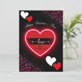 Conception de carte de la Saint-Valentin (Debout devant)