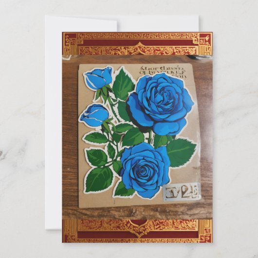 conception de carte de mariage traditionnelle, gra (Dos)