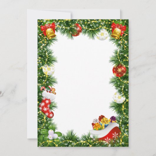 CONCEPTION DE CARTE DE NOËL (Devant)