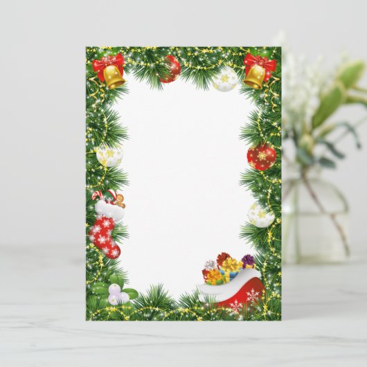 CONCEPTION DE CARTE DE NOËL (Debout devant)