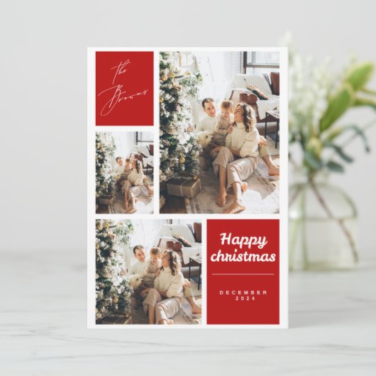 conception de carte de noël (Debout devant)