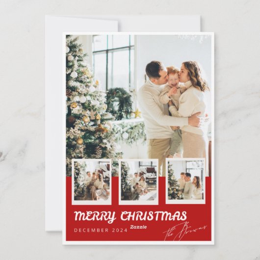 conception de carte de noël (Dos)