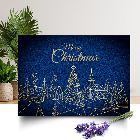 Conception de carte de Noël moderne