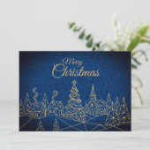 Conception de carte de Noël moderne (Debout devant)