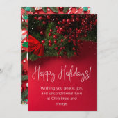 Conception de carte de Noël personnalisable 11 (Devant / Derrière)