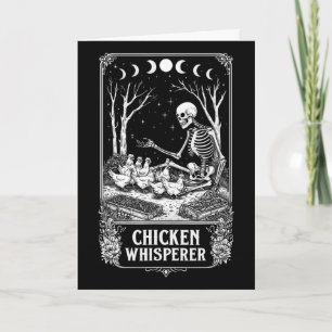 Conception de carte de tarot de squelette – Jardin