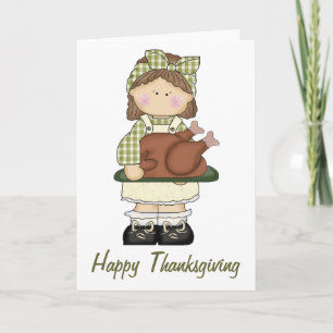 Conception de carte de Thanksgiving Lil Darling 1