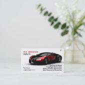 Conception de carte de visite 1 (Debout devant)