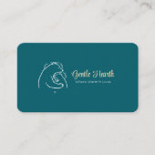Conception de carte de visite avec logo d'ours min (Devant)