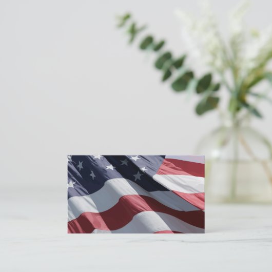 Conception de carte de visite bilatérale (Debout devant)