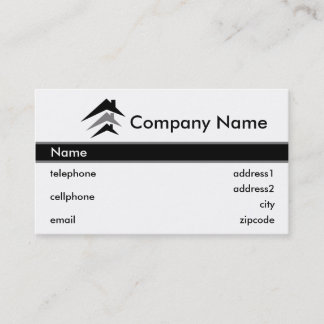 Conception de carte de visite de bâtiment ou de
