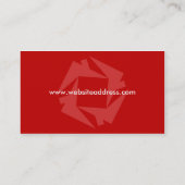 Conception de carte de visite de bâtiment ou de (Dos)