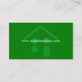 Conception de carte de visite de bâtiment ou de (Dos)