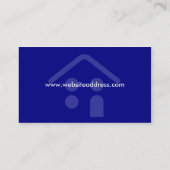 Conception de carte de visite de bâtiment ou de (Dos)