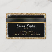 Conception de Carte de visite de carte de crédit p (Dos)